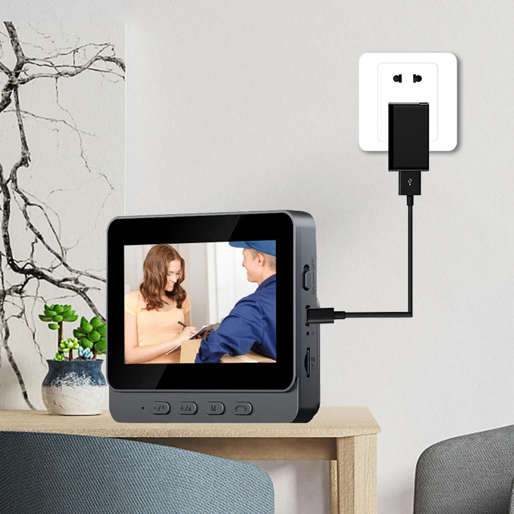 VisionGate Wireless Doorbell with HD 4.3-Inch IPS Screen